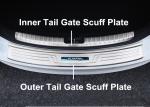 Stainless Steel Illuminated Door Sills Tail Gate Scuff Plate For Hyundai Elantra