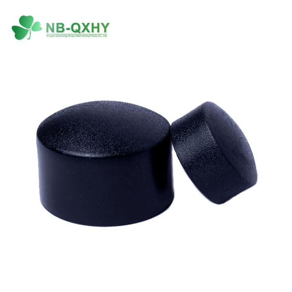 China SDR13.6 HDPE Butt Welding PE Pipe Fitting Plastic Cap End Cap for Gas Supply Needs factory