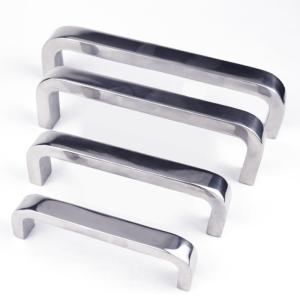 China Zinc Alloy Industrial Modern Cabinet Pulls Square Groove factory