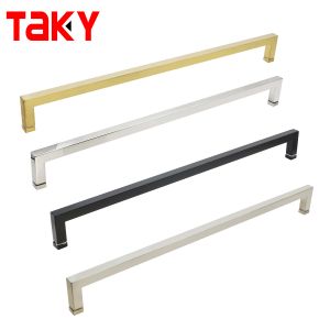 Square Glass Door Handle Stainless Steel 304 Shower Cabin Handle for Tempered