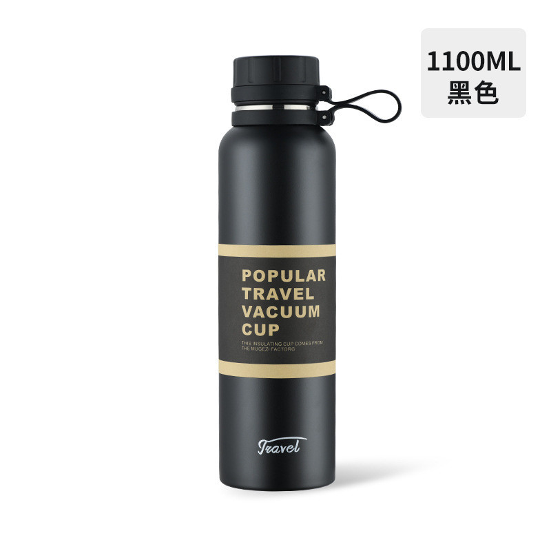 Men'S Large Capacity 304 Stainless Steel Water Cup Portable Sports Water Bottle