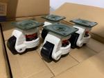 Industrial Plated Leveling Casters for Heavy Duty Swivel Lock 300 Lbs Load