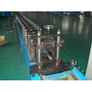 13 Stations Downspout Roll Forming Machine / Gutter Rolling Machine 3T Manual