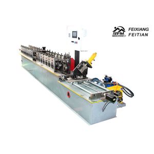 China Ceiling Cross T Grid Light Keel Roll Forming Machine For Building Material factory