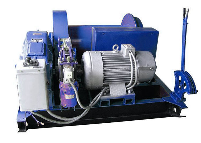 Low Speed Electric Rope Winch For Lifting / Dragging , Electric Marine Winch