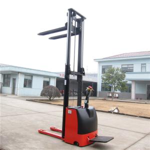 China Automatic Ride On Pallet Stacker AC Motor 1500kg Customised Yellow Color factory