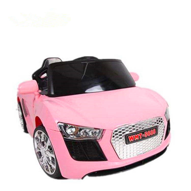 2.4G Remote Control Plastic Electric Mini Ride On Car for 2 Year Old in Hot Pink