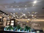 Large Chandeliers High Ceilings Fixture Restaurant Table Handmade Murano Glass