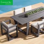 Modern Design Solid Wood Dining Set for Outdoor Furniture Teak Wood Side Chair