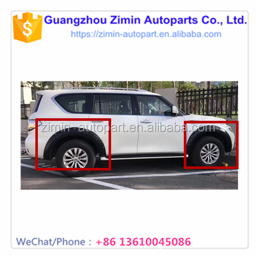 ABS Plastic Wheel Eyebrow For Nissan Patrol Y62 Fender Flares