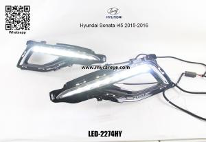 China Hyundai Sonata i45 2015-2016 Car LED DRL day time running lights driving daylight factory