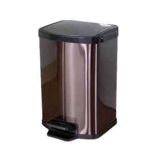 China Smudge Proof 2.38 Gallon Pedal Garbage Bin factory