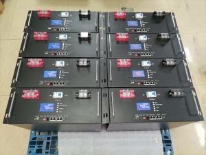 China BMS Rechargeable Li Ion Lifepo4 Battery 48V 100Ah UPS For Solar System factory