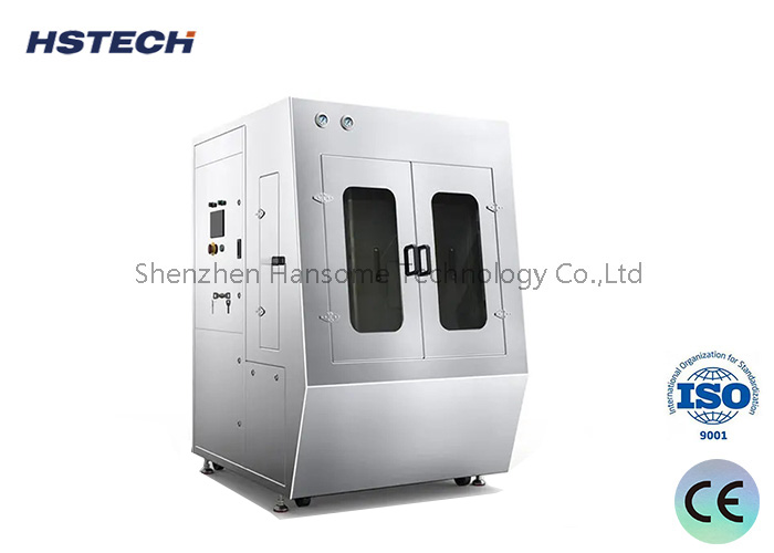 SMT Cleaning Equipment Automated Stencil Cleaner with 3-Level Filter System