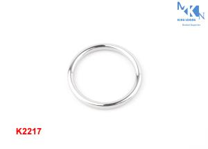 China Canvas Pet Belt O Ring Buckle 28mm Inner Diameter Size Polished With Hanging Plating factory