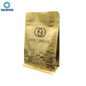 China Flat Bottom k One Way Valve Sealed Coffee Bag factory