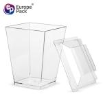 Wholesale eco friendly disposable 5 oz plastic milkshake smoothie cups with lids