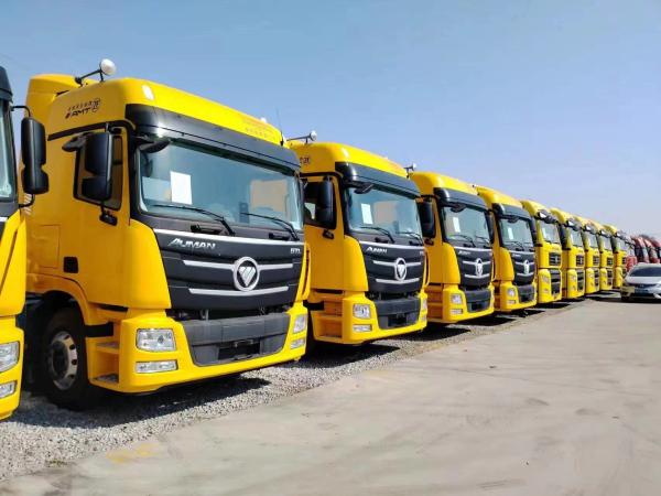 New Tractor Trucks 6*4 Foton GTL Horse 510hp Yellow Color 10 Tires Automatic