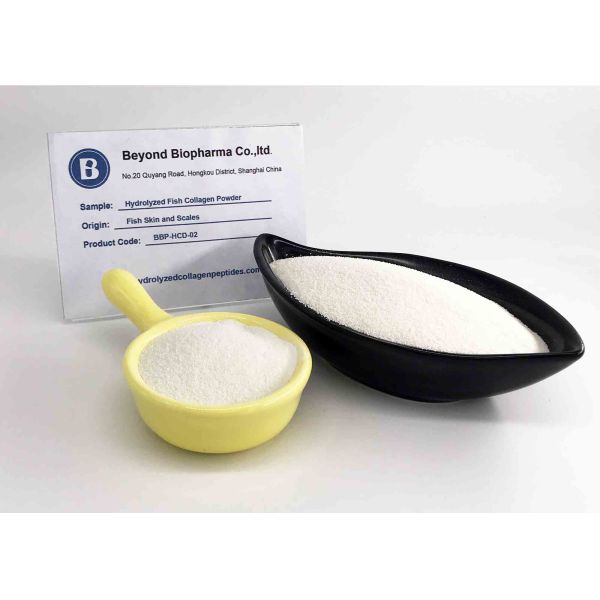 Good Solubility White Marine Hydrolyzed Collagen Powder From Sea Fish