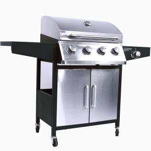China Outdoor Kitchen with Sink and Grill 6 Burner Propane Gas Type 430 Stainless Steel factory
