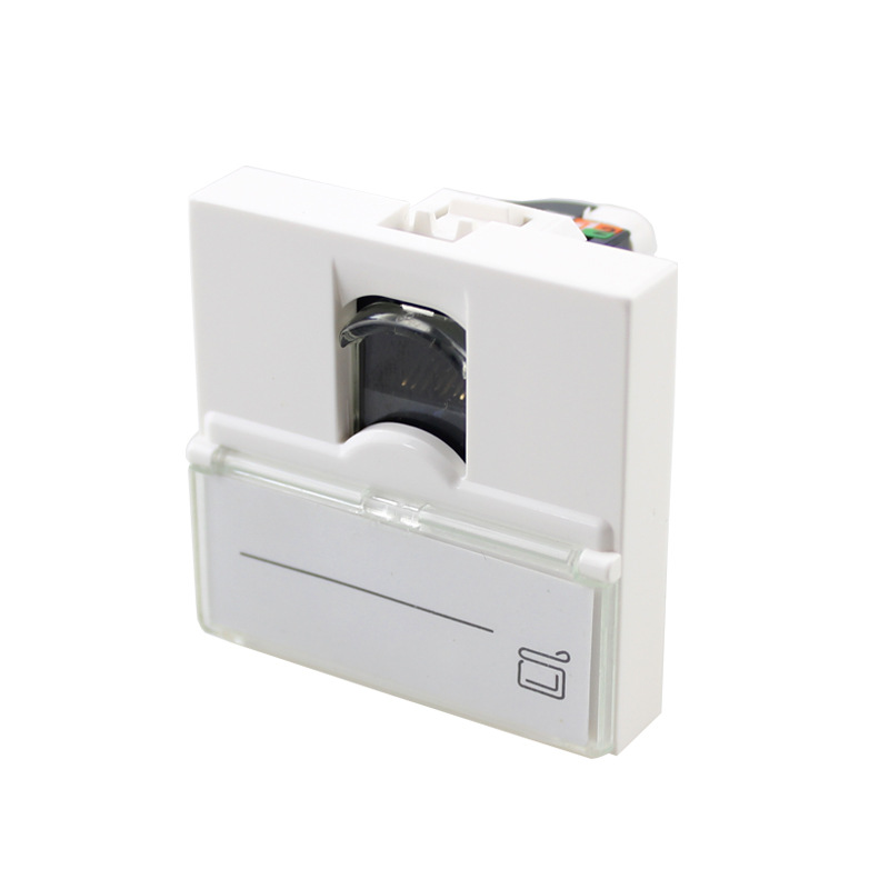 Exact Cables 45*22.5 mm UTP CAT6A Keystone Jack for Networking within Different Colors
