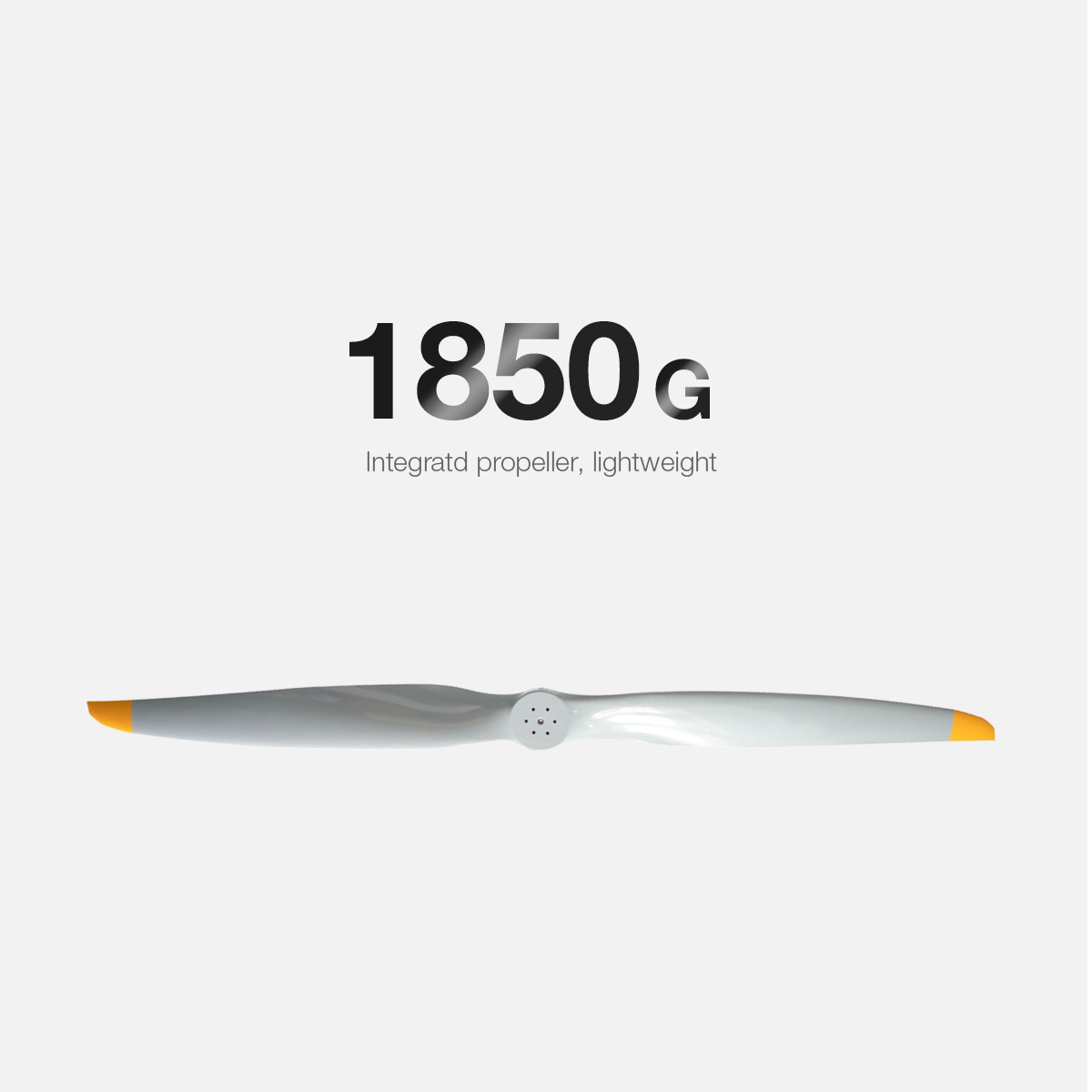 78 Inch 2 Blade Large Propeller Carbon Fiber For BLDC Motor With Powerful Thrust