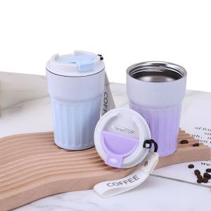 China Stainless Steel Coffee Mug With Digital Display, Double Wall Vacuum Insulation factory