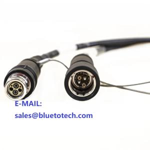 China 3K93C 2 Fiber 2 Power Electric Hybrid Cable Outdoor Fiber Optic Hybrid Patch Cord factory