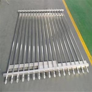 China 80mm Australia Wrought Iron Fence Panels 25x25mm Tubular Fence Designs factory