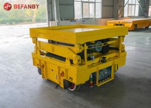 China 20T Workshop Q235 Rail Transfer Cart For Mold Transportation factory