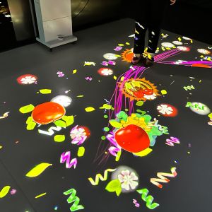 Mobile All-in-One Interactive Floor Projection System with 4000 Lumens