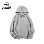 Embroidered Blank Felpa 80% Cotton 280g Sweatshirts Fitted Heavy Men Pullover