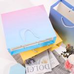 Custom Recycled Retail Carry Cardboard Boutique Shopping Gift Tote Paper Bag