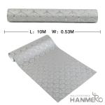 0.53*10M/Roll Living Room Wallpaper , Modern Embossed Wallpaper