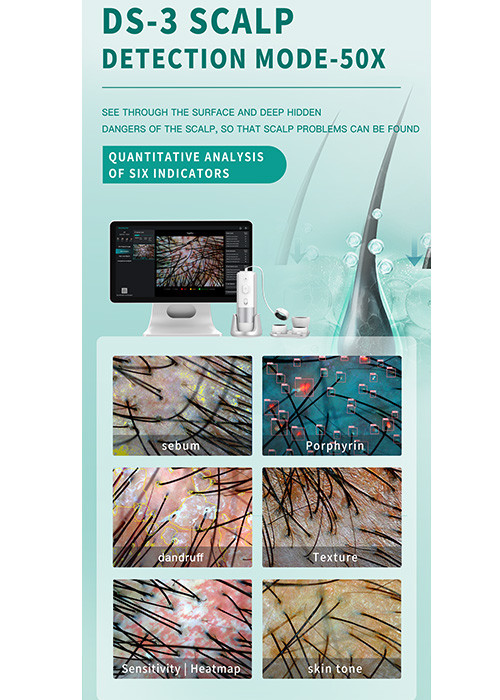 Hair And Scalp Analysis Machine , Skin Diagnosis Hair Analyzer Machine