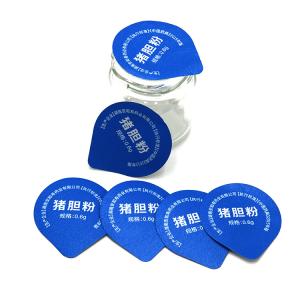 China Heat Sealing Yogurt Cup Lid 99mm Ps Lacquer 81mm Dia Custom Logo factory