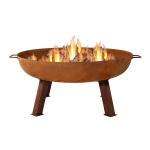 Outdoor steel Fire Pit Wood Burning Garden Decorative Corten Steel Fire Pits