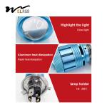 1600LM Motorcycle Auxiliary Driving Lights 5700K-6500K Auxiliary Driving Lamps