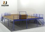 500kg-1500kg/sqm Metal Mezzanine Systems , Storage Mezzanine Floor Warehouse