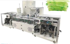 China Power Supply 3 Phase Sanitary Napkin Counting Machine 1400pcs / Min Speed factory