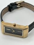 Fashionable Chic Leather Strap Quartz Watch Stainless Steel Stylish Quartz Wrist
