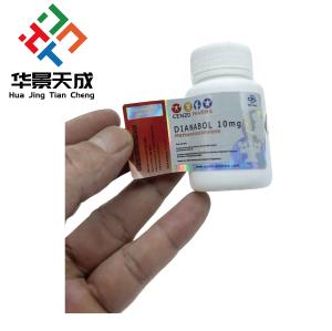 China Methandrostendlone 10mg 100Tablets Hologram custom pill bottle labels factory