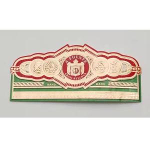 China Thick Paper Custom Cigar Label Printing Paper Cigar Label Printing 3D Embossing factory