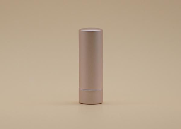Pale Pink Rose Color Cosmetic Lipstick Containers Metallic Simple Sense 3.5g