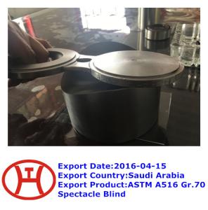 China ASTM A516 GR.70 spectacle blind WN SO SW blind flange forging disc ring factory