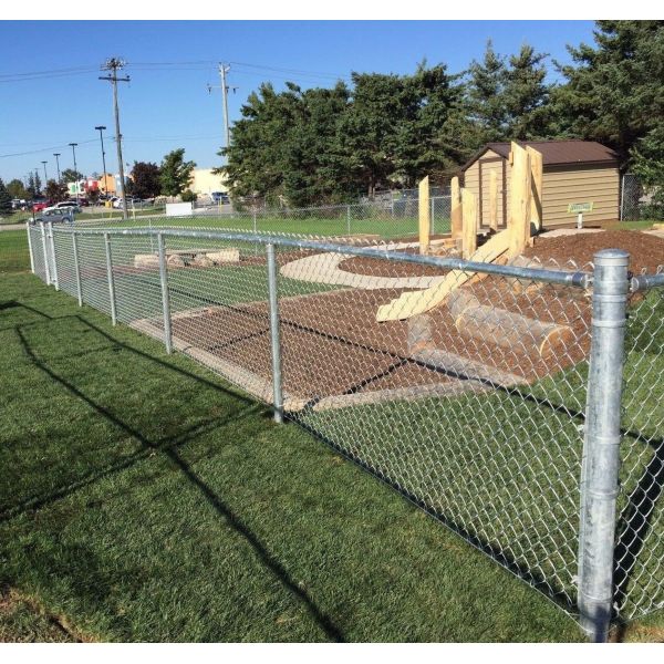 China High quality  Galvanized Chain-Link Fence Gate 1.8m*0.9m for Victoria factory