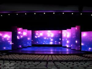 China SMD1921 465nm Stage Background Led Display Big Screen Curved 180W/ M2 factory