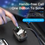 BlueCat FM Blue MP3 Car Charger 50W Fast Charge For Phone USB A USB C U Disk