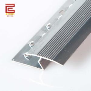 China Home Anti Slip Carpet Trim Metal Carpet To Tile Transition Strip factory