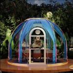 Outdoor star room Villa home leisure room full landscape sun room
